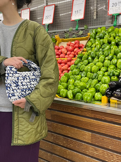 JOSI-TASCHE | Häkelanleitung für eine kleine, dicke Handtasche, T-Shirt-Garn, deutsches PDF-Dokument | Festnetztaschen