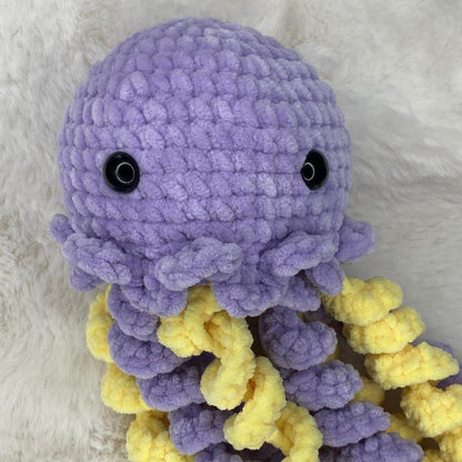 Häkelanleitung für eine Amigurumi-Quallen (PDF-Anleitung) – ohne Nähen