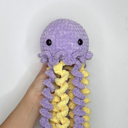 Häkelanleitung für eine Amigurumi-Quallen (PDF-Anleitung) – ohne Nähen