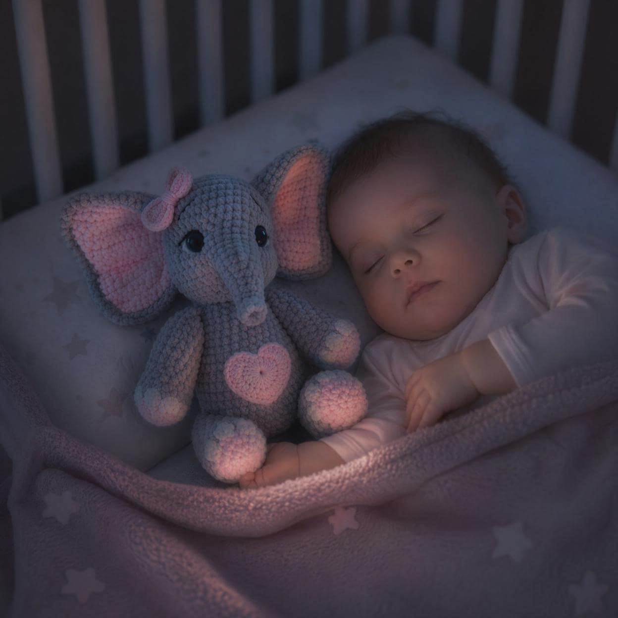 Einfaches häkeln Elefanten Muster, Amigurumi Digital Download PDF, süßes Tierspielzeug, Patron häkeln Elefanten, neues Baby Geschenk