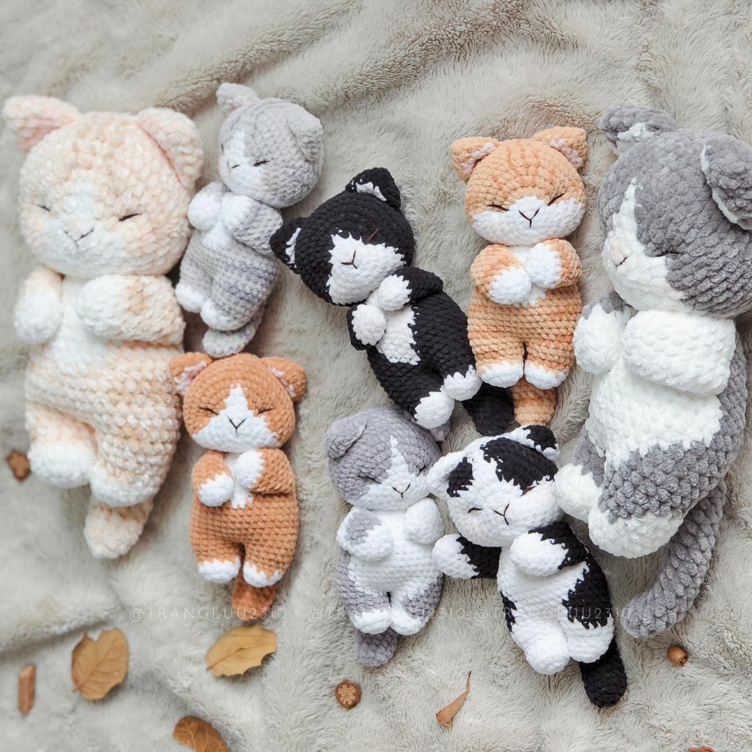 Dozy Kitty Kollektion – 6 Häkelmuster-Set