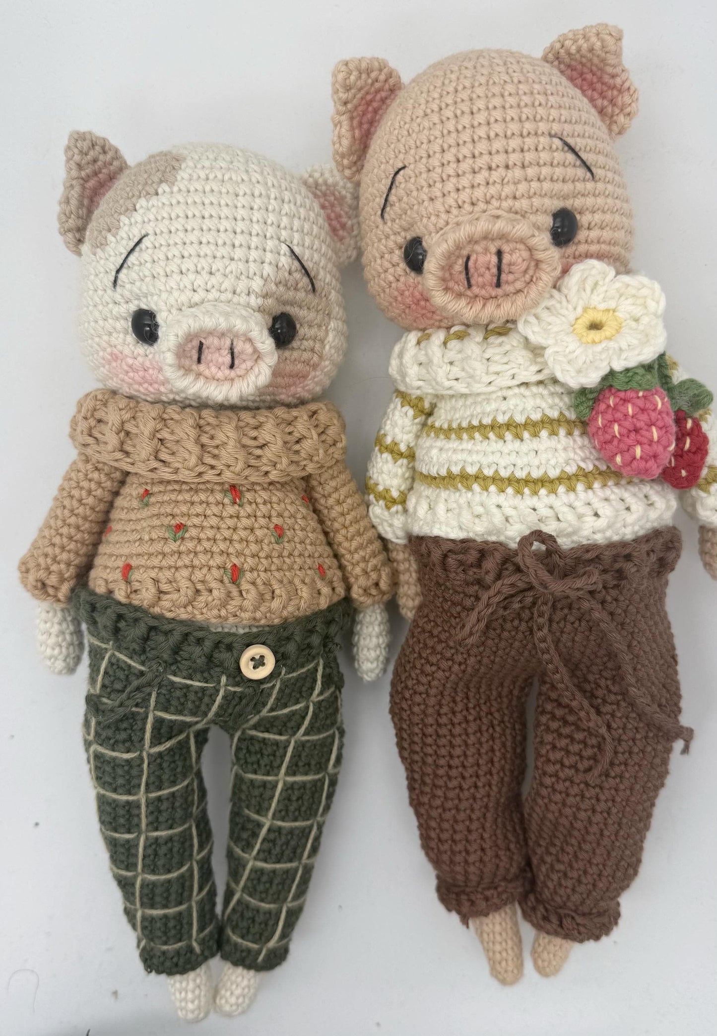 Häkelanleitung, Häkelanleitung, ELLIOT das Erdbeerferkel, ENGLISCHE Häkelanleitung, Amigurumi, Deutsche Anleitung