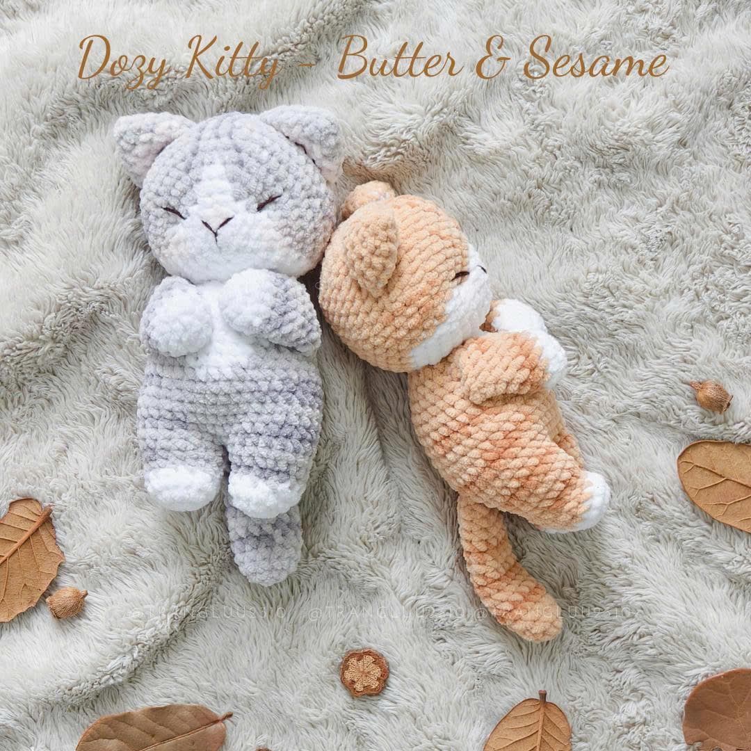 Dozy Kitty Kollektion – 6 Häkelmuster-Set